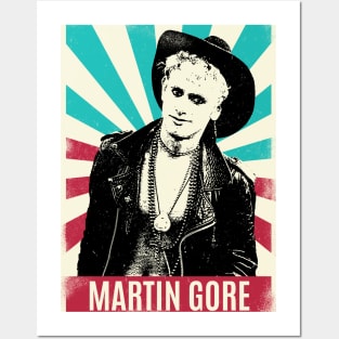 Vintage Retro Martin Gore Posters and Art
